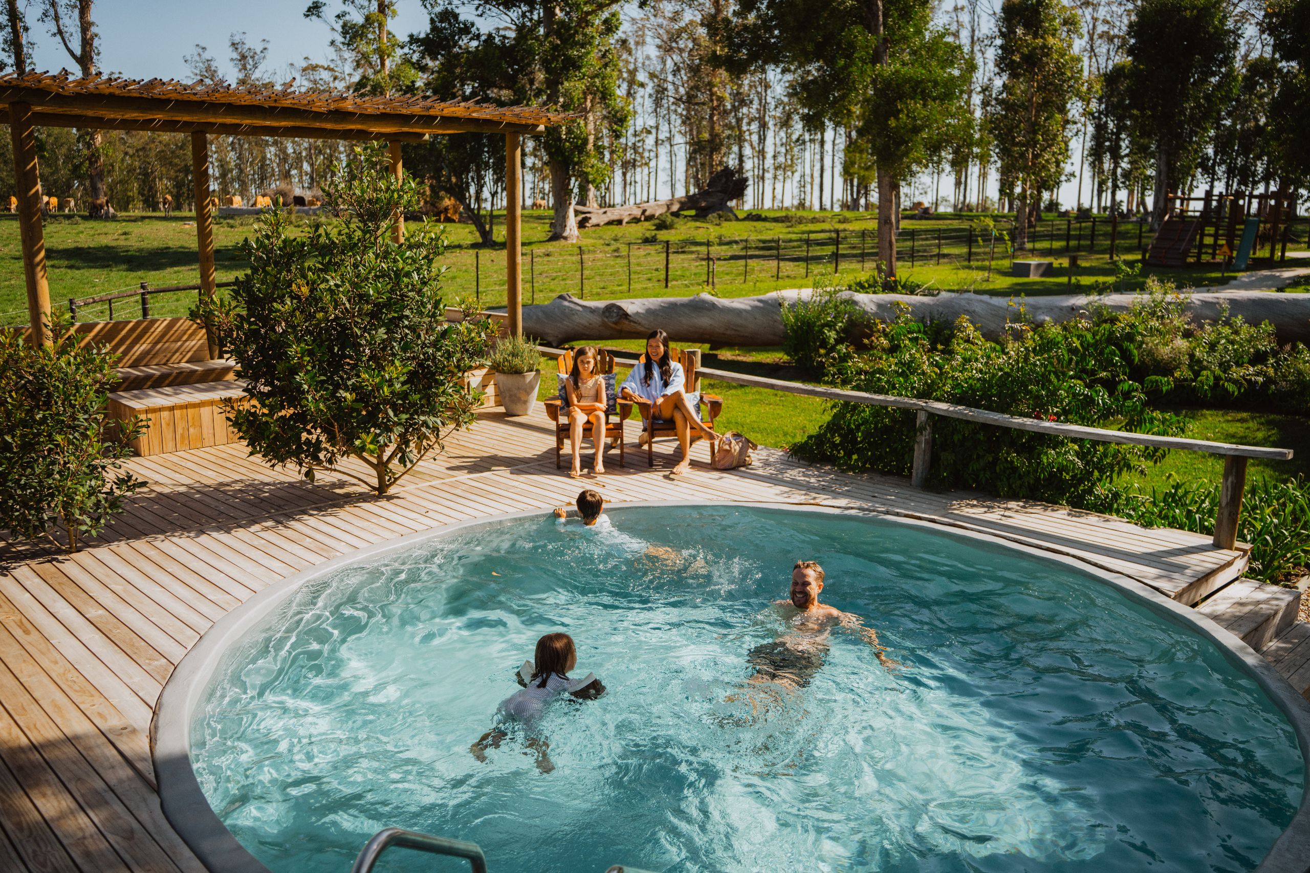 africamps at oakhurst wilderness glamping tent south africa swimming pool