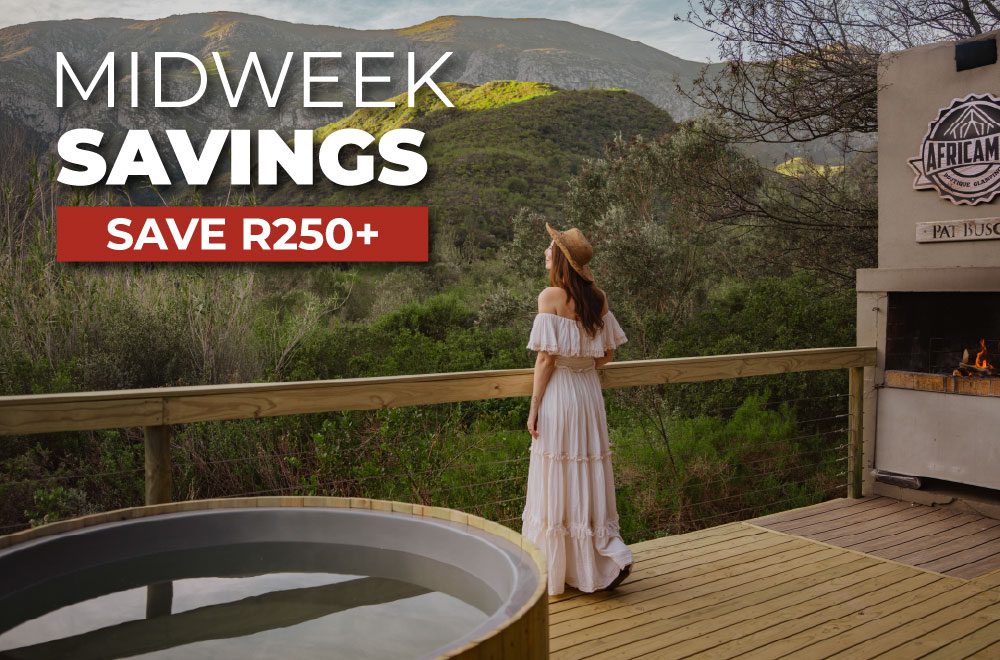 midweek savings reduced rate africamps boutique glamping special