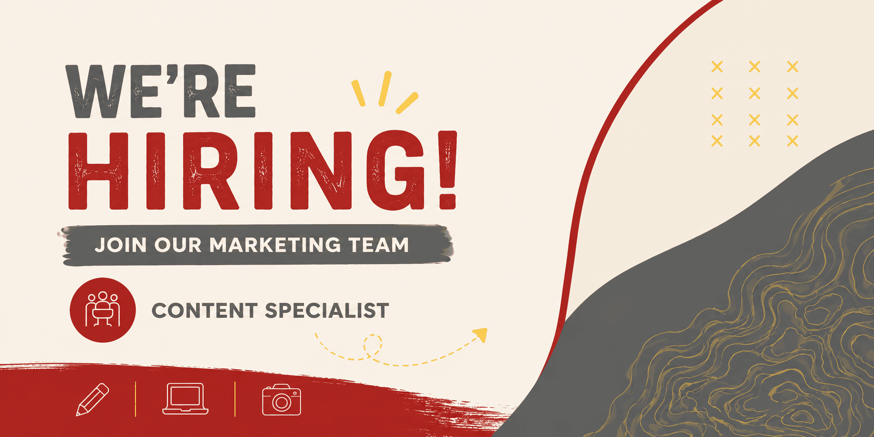 Marketing Team Vacancy: Content Specialist